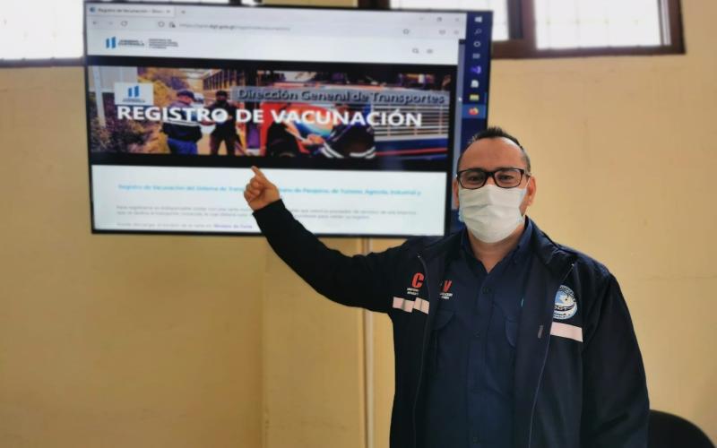 Inicia registro para la vacunación del personal del sistema de transporte comercial por  carretera.