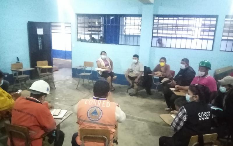 En cumplimiento al Plan Nacional de Respuesta, SOSEP habilitó un albergue en el Municipio de Patulul, Suchitepéquez, en donde se reportaron viviendas inundadas.