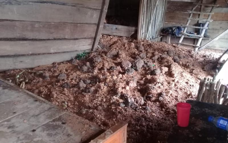Deslizamiento de tierra en Purulhá, Baja Verapaz.