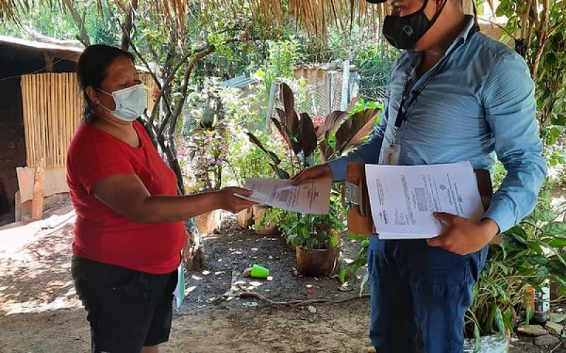 Acciones de perifoneo realizadas en Aldeas de Zacapa