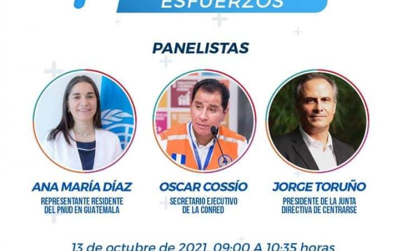 Foro virtual “Sumando Esfuerzos” se desarrollará en conmemoración al Día Internacional para la Reducción del Riesgo de Desastres.