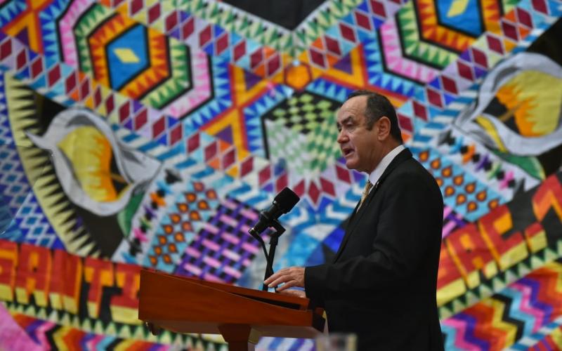 Presidente Alejandro Giammattei