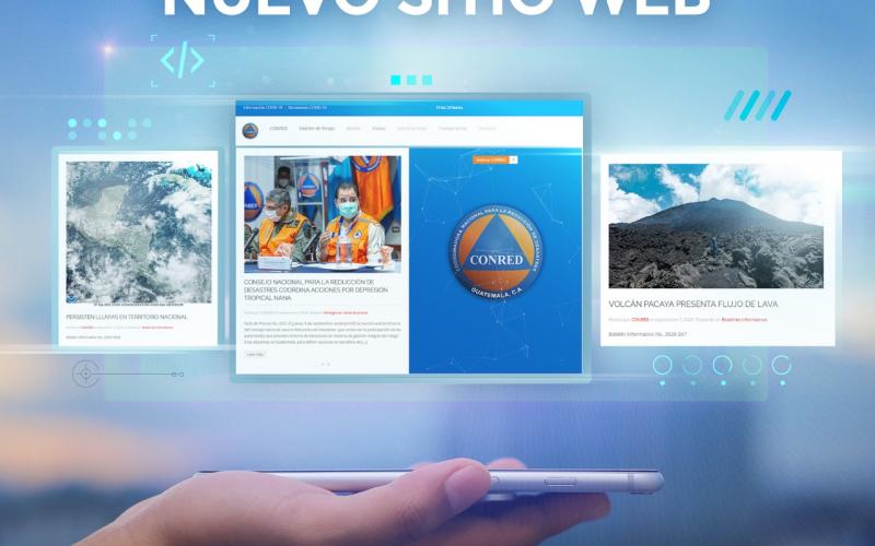 SE-CONRED invita a la población en general a ingresar al sitio web institucional.