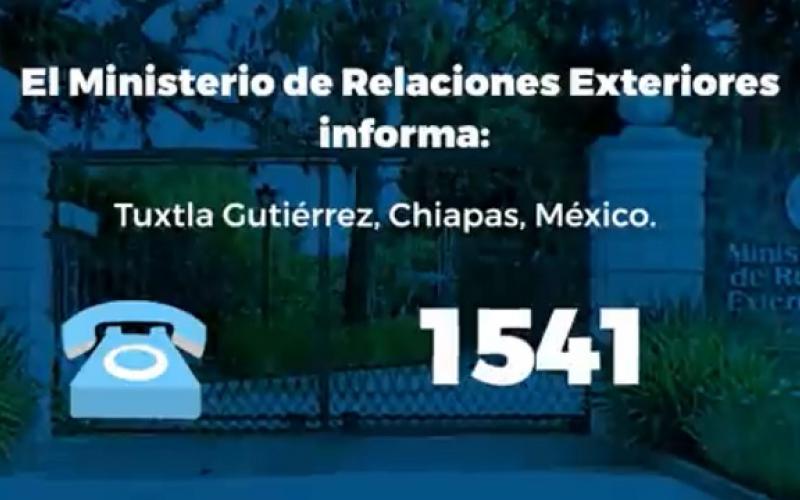 Minex y Conadi asisten a familiares de víctimas de accidente en Chiapas por medio de la línea 1541