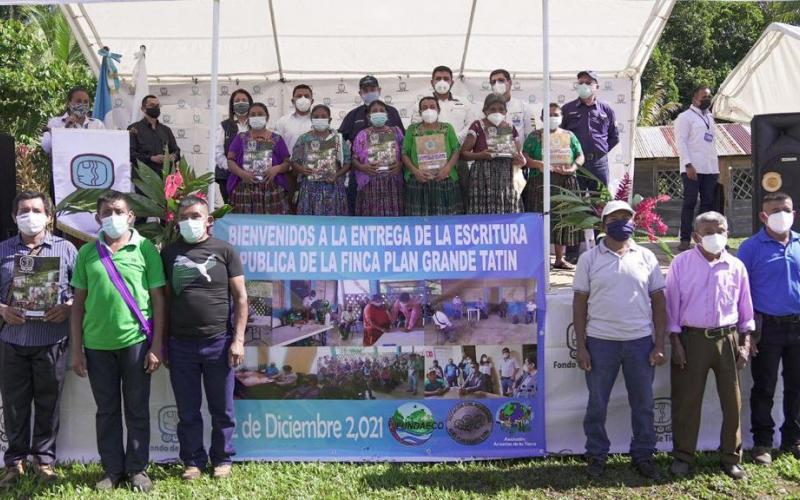 Agricultores de Izabal ahora cuentan con certeza jurídica de sus tierras