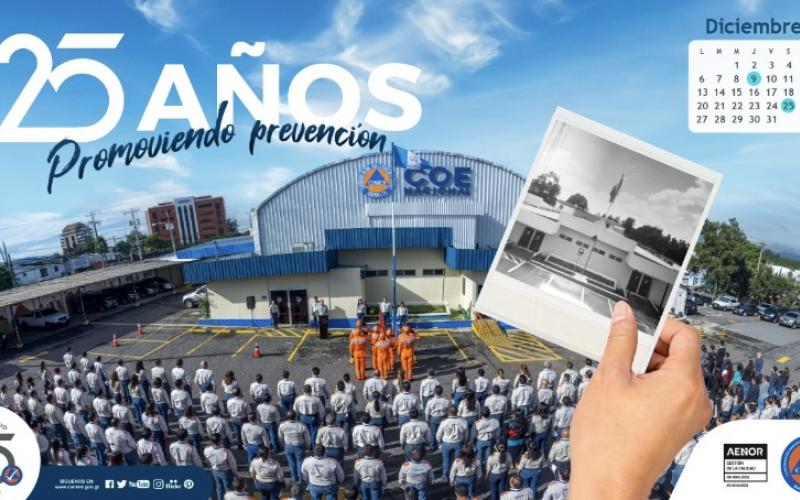 “25 Años Promoviendo Prevención”.