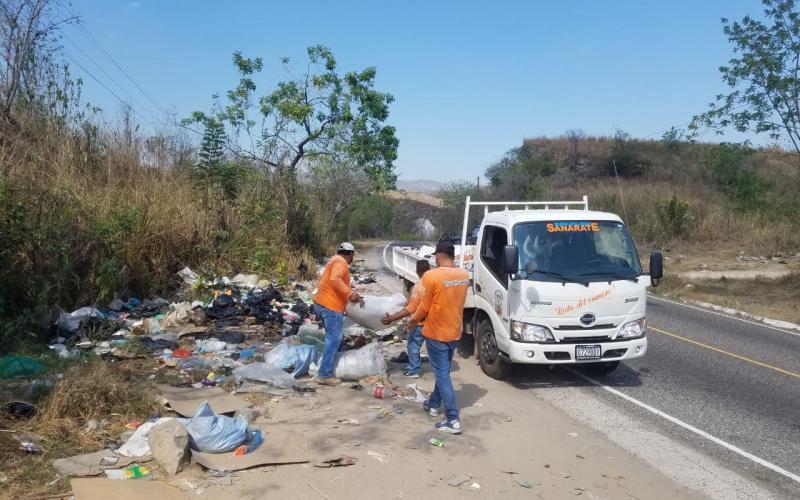 MARN coordina eliminación de basurero en Sanarate