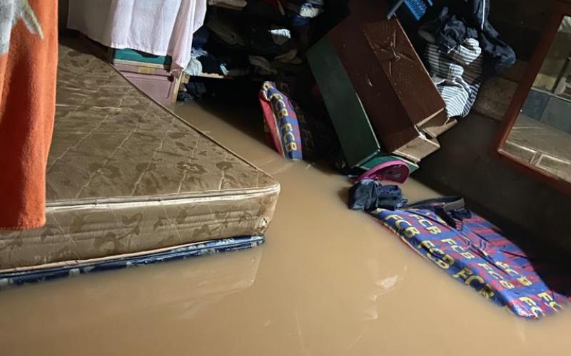 Registro de inundación en el departamento de Izabal.