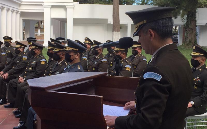 Inauguración de cursos de profesionalización militar