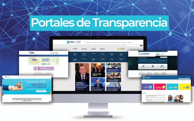 El MINFIN ha puesto a disposición de la ciudadanía una serie de portales de transparencia