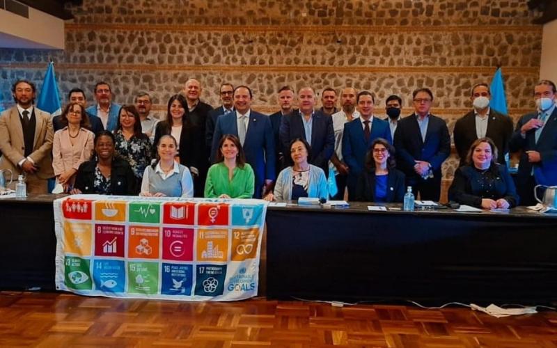 Canciller Mario Búcaro participa en reunión para abordar estrategias del Sistema de Naciones Unidas en Guatemala 