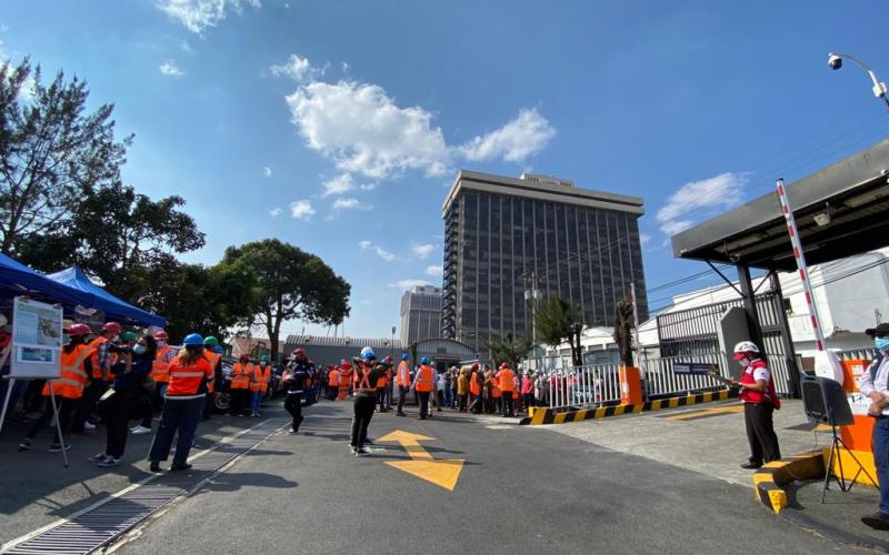 Simulacro, Ministerio de Finanzas Públicas 