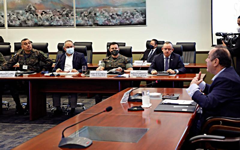 Ministerio de la Defensa Nacional participa en quinta reunión de diálogo para cese de conflictividad entre Nahualá y Santa Catarina Ixtahuacán