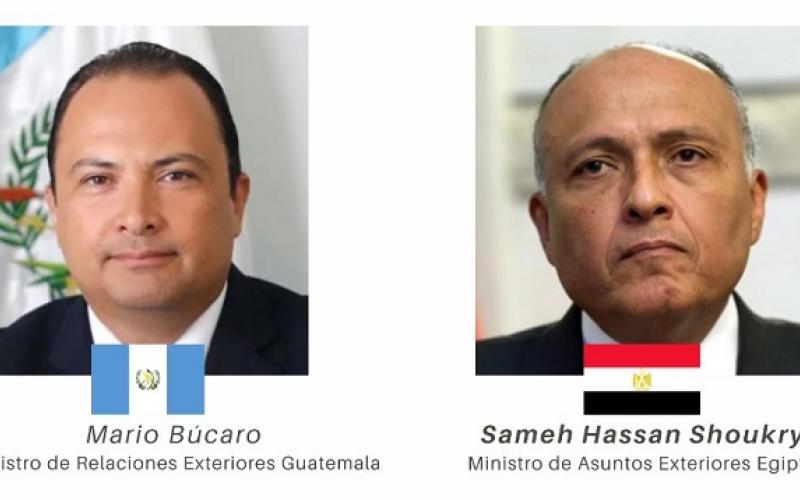 Cancilleres de Guatemala y Egipto acuerdan ampliar relación bilateral y multilateral 