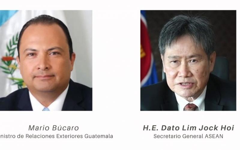 Canciller Mario Búcaro aborda temas prioritarios de agenda bilateral y regional con la Asociación de Naciones del Sudeste Asiático 