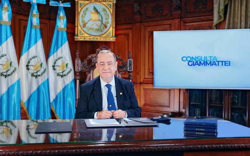 Presidente Alejandro Giammattei 