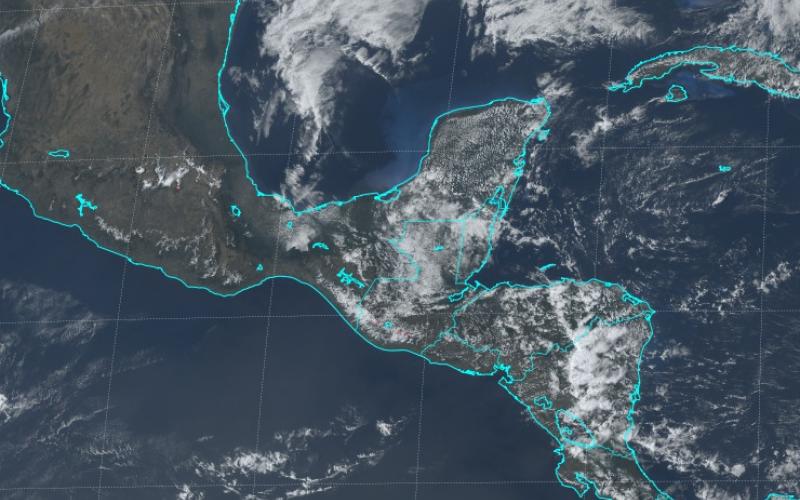 Imagen satelital. Fuente: INSIVUMEH.