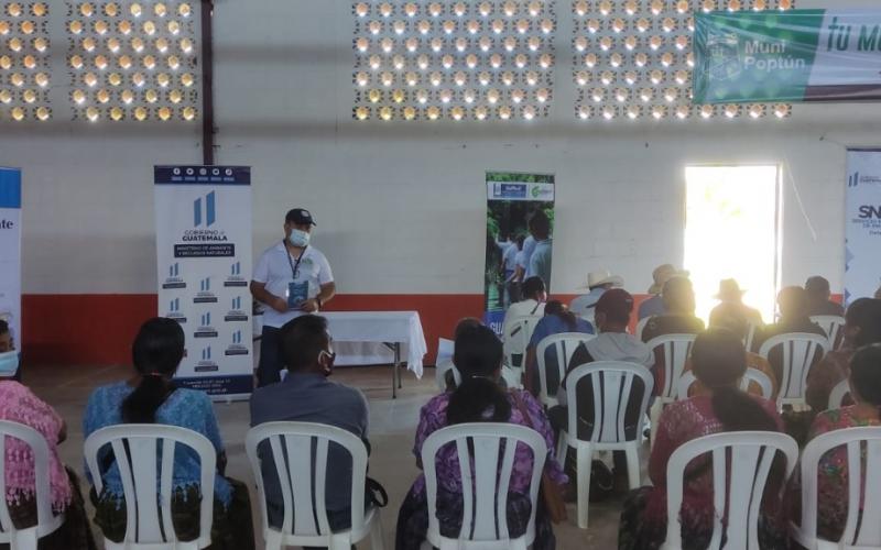 Municipalidades y sociedad civil de Petén son capacitadas sobre el Reglamento 164-2021