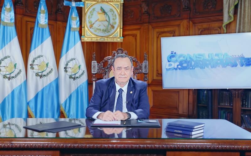 Presidente Alejandro Giammattei 