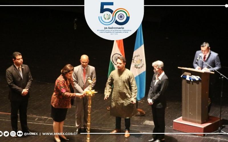 Guatemala e India celebran 50 años de relaciones diplomáticas