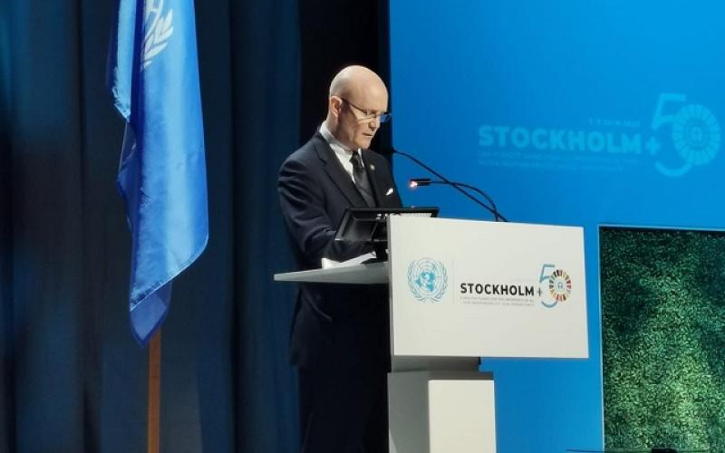 Guatemala interviene en conferencia Estocolmo+50 en representación de la AEC