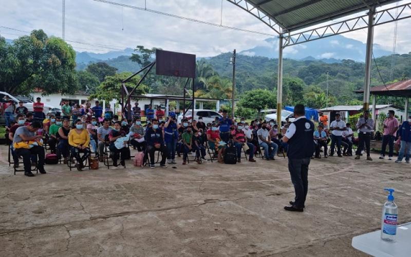 Gobierno brinda servicios de registro a guatemaltecos en Feria de Identidad en Tapachula, México 