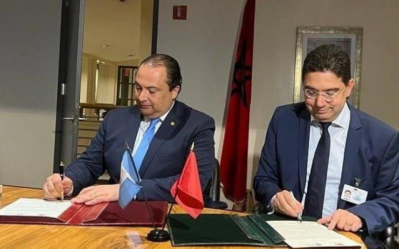Cancilleres de Guatemala y Marruecos