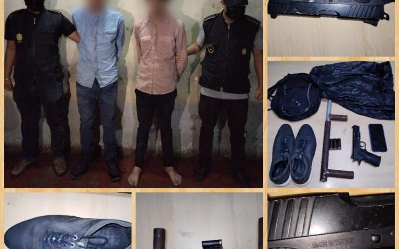 Presuntos extorsionistas detenidos cuando exigían dinero a un comerciante