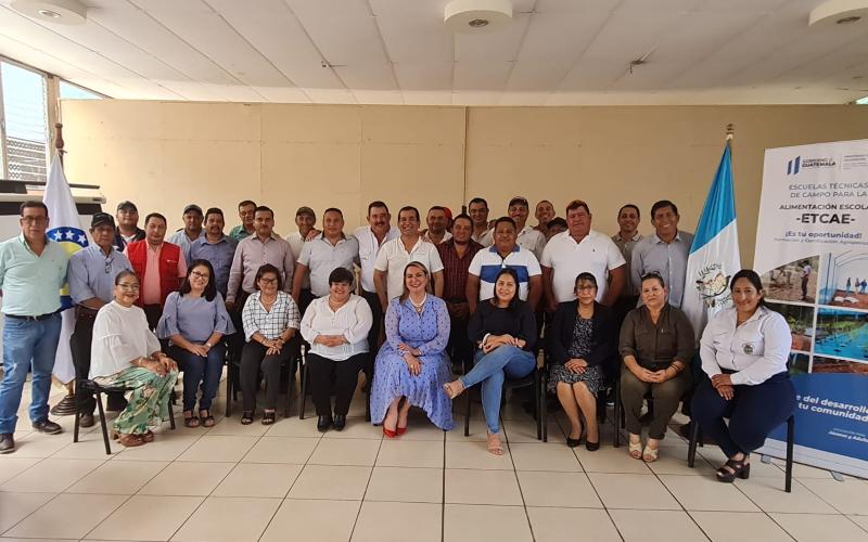 Ministerio de Educación realiza Taller Departamental Escuelas Técnicas de Campo para la Alimentación Escolar