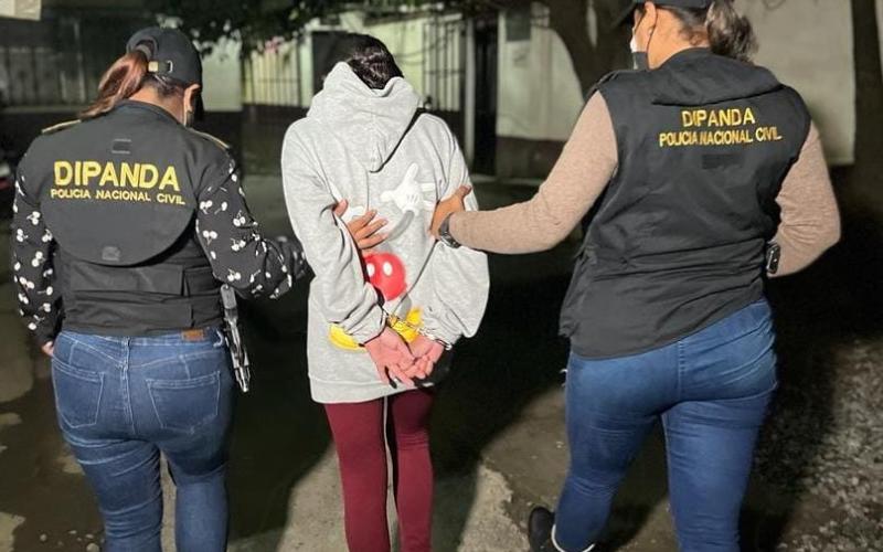 Detienen a pandillera cuando recogía supuesto pago por extorsión