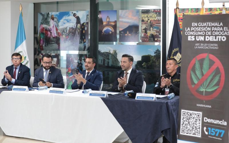 Lanzan campaña para evitar la comisión de delitos relacionados con la narcoactividad 
