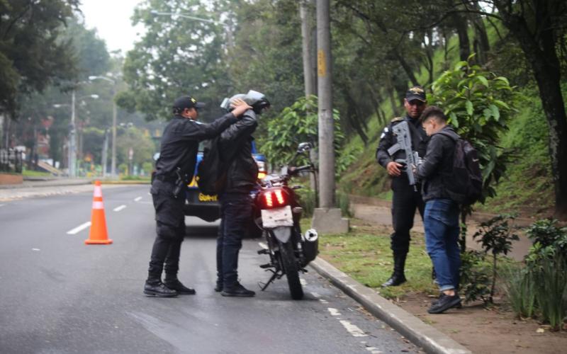 PNC instala puestos de control para prevenir hechos ilícitos