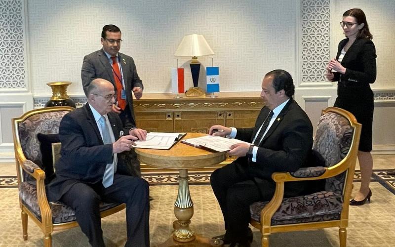 Guatemala y Polonia suscriben Protocolo sobre Consultas Políticas  