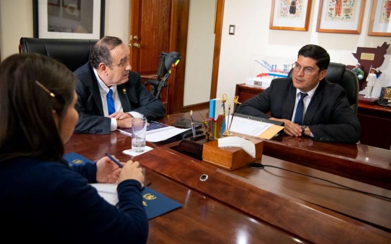 Presidente Alejandro Giammattei 