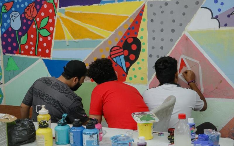 Los jóvenes explotaron su potencial artístico