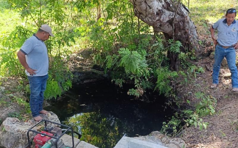 Pobladores de El Chal, Petén protegen las fuentes de recarga hídrica