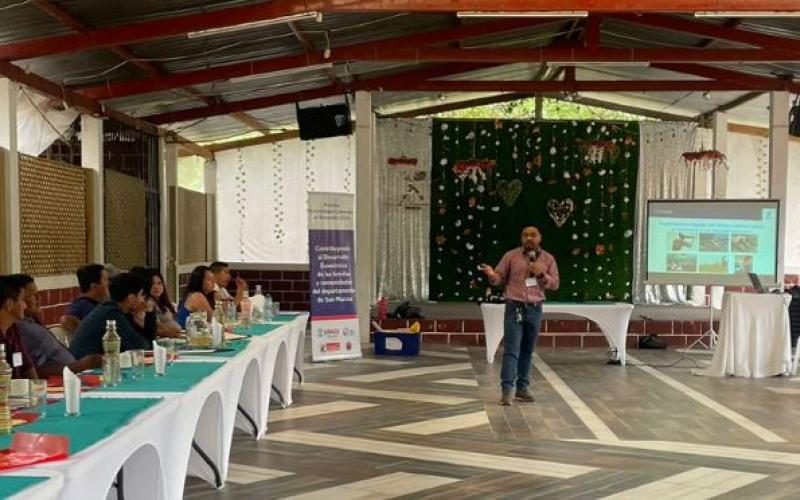 MARN dirige fortalecimiento municipal de San Marcos en temas de recursos hídricos