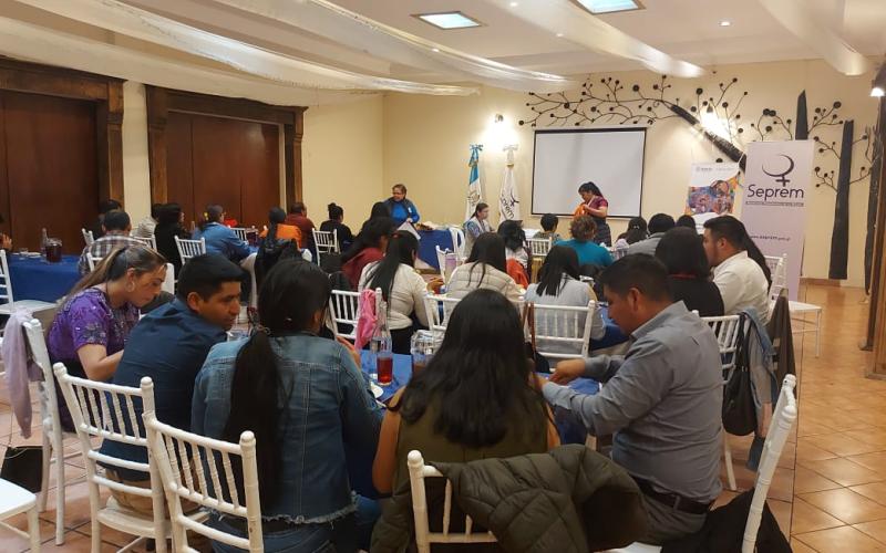SEPREM y Tejiendo Paz brindan asistencia técnica a Direcciones Municipales en San Marcos