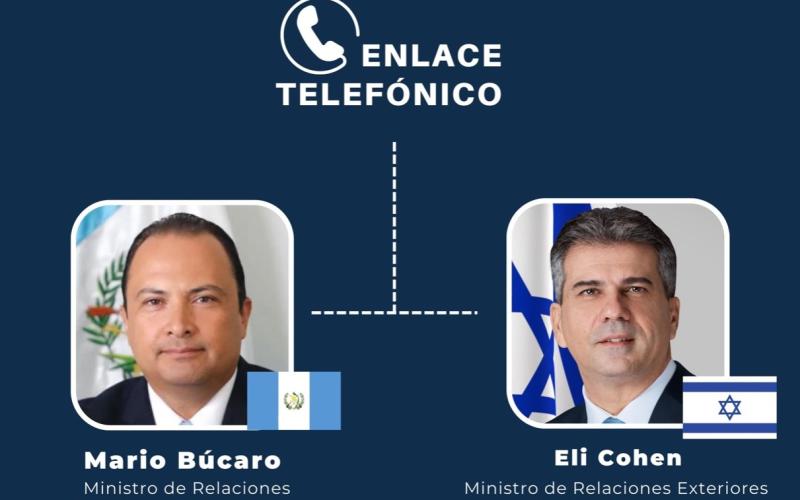 Cancilleres de Guatemala e Israel acuerdan promover cooperación académica, de turismo y de inversión 