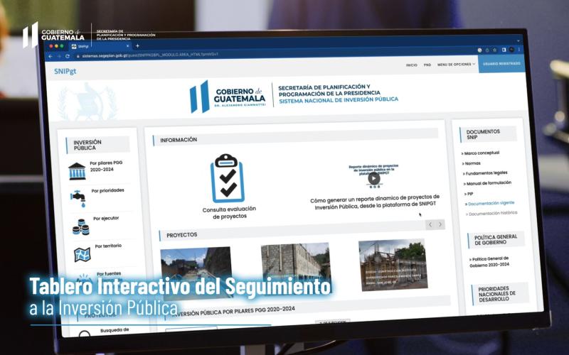 Tablero interactivo permite conocer y dar seguimiento a proyectos  de inversión de agua y saneamiento