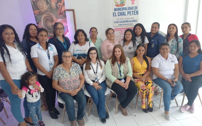 La SEPREM y la Dirección Municipal del Chal, llevaron a cabo la reunión de la Red departamental de DMMs