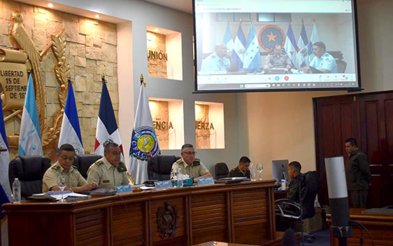 XLVIII Reunión Ordinaria del Consejo Superior de la Conferencia de las Fuerzas Armadas Centroamericanas (CFAC).