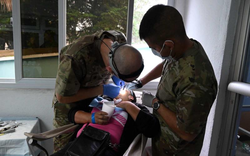 Fuerza Aérea Guatemalteca y Guardia Nacional de Arkansas realizaron jornada médica.