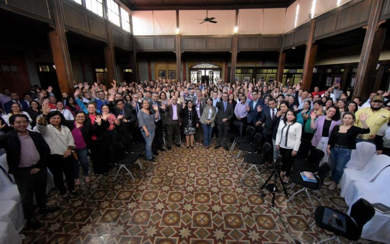 Primera reunión de trabajo entre autoridades de SEGEPLAN para el período 2024-2028 y personal de la sede central y delegaciones.