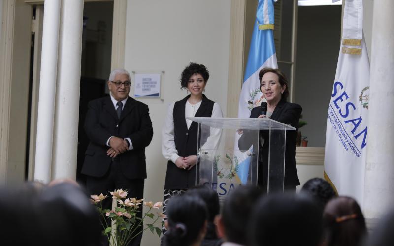 Asumen nuevas autoridades de la SESAN
