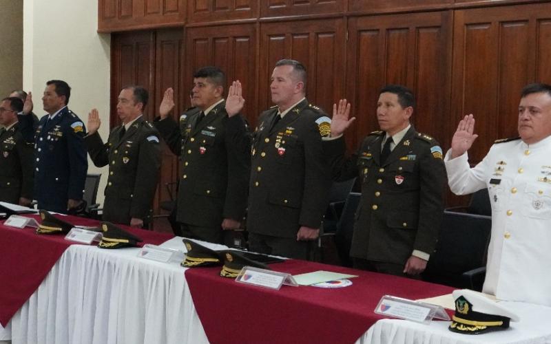 Juramentación de autoridades administrativas superiores de las Unidades Ejecutoras del MDN