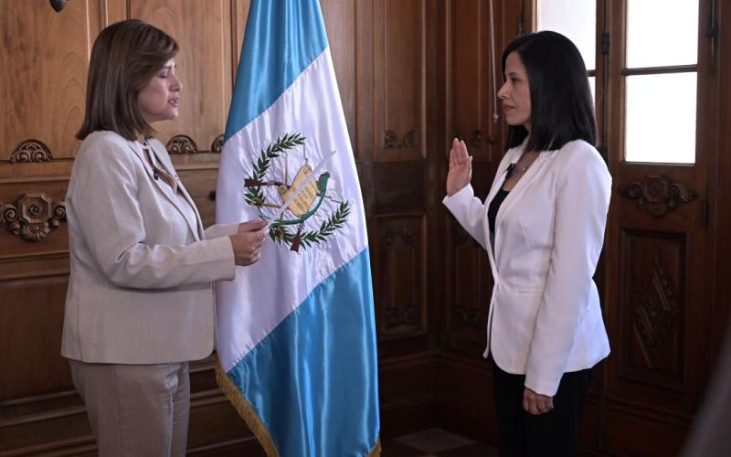 Presidenta en funciones Karin Herrera 