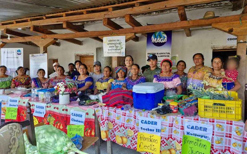 Apoyo al CADER de San Bartolomé Jocotenango, Quiché, transforma la vida de las comunitarias