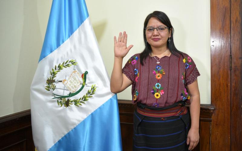 Elsa Hernández gobernadora de Huehuetenango