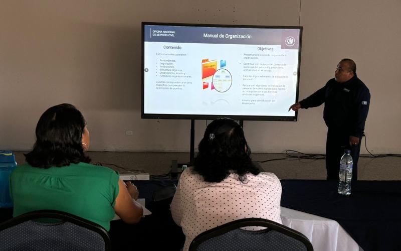 La capacitación fue acerca del MOF